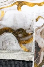 Rolă covor cauciucat LUXENA 04124A Bej / Auriu - imagine 2