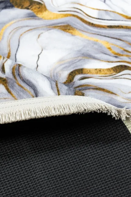 Covor cauciucat LUXENA 04124A Gri / Auriu - imagine 5