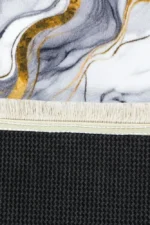 Covor cauciucat LUXENA 04124A Gri / Auriu - imagine 6