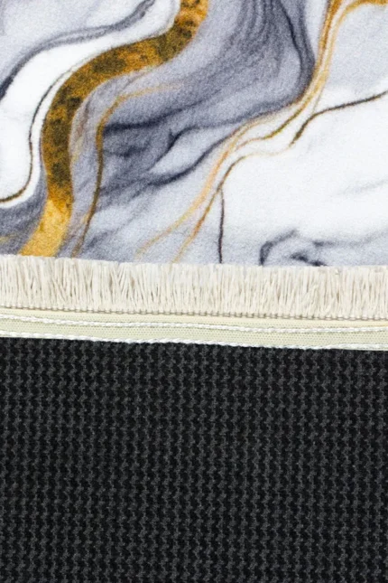 Covor cauciucat LUXENA 04124A Gri / Auriu - imagine 6