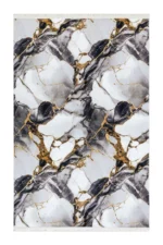 Covor cauciucat LUXENA 04139A Bej / Auriu