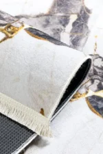 Covor cauciucat LUXENA 04139A Bej / Auriu - imagine 2