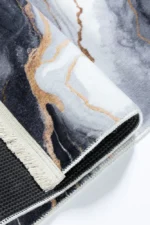 Covor cauciucat LUXENA 04148A Gri / Bej - imagine 2