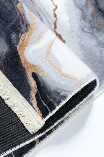 Covor cauciucat LUXENA 04148A Gri / Bej - imagine 2