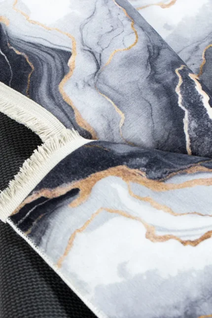 Covor cauciucat LUXENA 04148A Gri / Bej - imagine 6