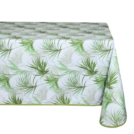 Față de masă Palmira 140X240 cm, culoare verde, 100% poliester