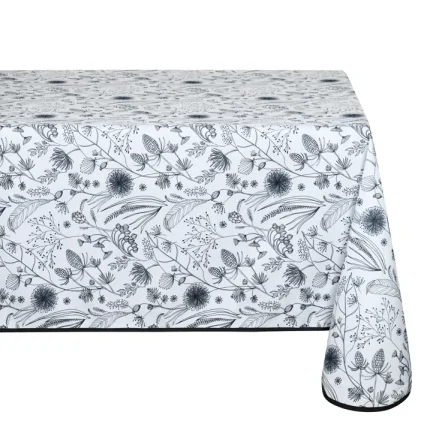 Față de masă Pissenlit 140X240 cm, culoare antracit, 100% poliester