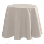 Față de masă Nelson 180 Cm Diametru, culoare in, 100% poliester