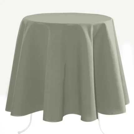 Față de masă Nelson 180 Cm Diametru, culoare verde deschis, 100% poliester