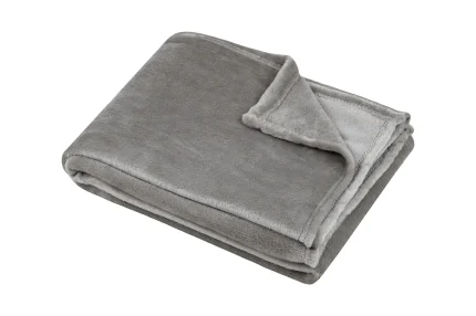 Pătură Stanford 130X160 cm, culoare Natural, 100% poliester - imagine 4
