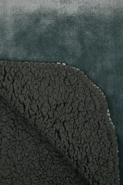 Pătură Michigan 130X160 cm, culoare Verde, 100% poliester - imagine 2