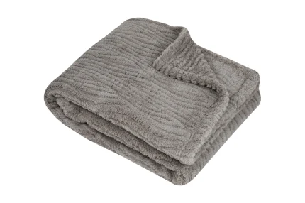 Pătură Columbia 130X160 cm, culoare Natural, 100% poliester - imagine 3