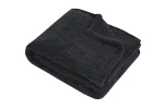 Pătură Columbia 130X160 cm, culoare Antracit, 100% poliester - imagine 3