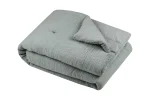 Pătură Coline 125X150 cm, culoare Gri verde, 100% bumbac - imagine 2