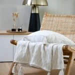 Pătură Balma 125x150 cm, culoare In, 90% bumbac, 10% lurex