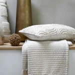 Pătură Balma 125X150 cm, culoare Natural, 100% bumbac