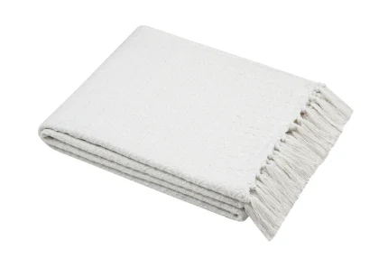 Pătura Balma 125X150 cm, culoare Alb, 100% bumbac - imagine 2