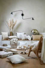 Pătura Balma 125X150 cm, culoare Alb, 100% bumbac - imagine 4