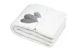 Pătură Doureve 130X160 cm, culoare Crem/Greige, 100% poliester - imagine 2