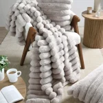 Pătură Polary 130X160 Cm, culoare Crem, 100% poliester