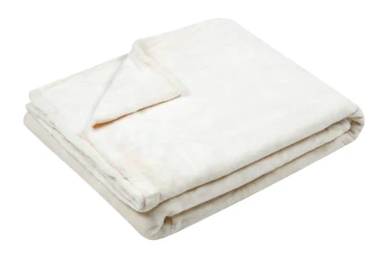 Pătură Doudou 220X240 cm, culoare Crem, 100% poliester - imagine 2