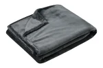 Pătură Doudou 180X220 cm, culoare Antracit, 100% poliester - imagine 2