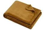 Pătură Stanford 180X220 cm, culoare Cappuccino, 100% poliester - imagine 3