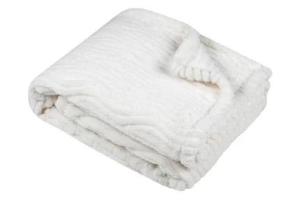 Pătură Columbia 180X220 cm, culoare Crem, 100% poliester - imagine 3