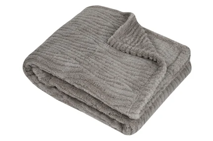 Pătură Columbia 180X220 cm, culoare Natural, 100% poliester - imagine 3