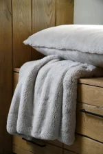 Pătură Bostan 180X220 cm, culoare Natural, 100% poliester