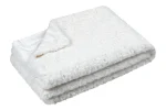 Pătură Brume 180X220 cm, culoare Crem, 100% poliester - imagine 3