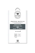 Protecție saltea Serena 90X190 cm, culoare alb - imagine 4