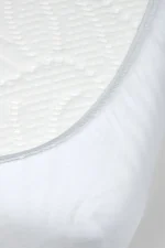 Protecție saltea Sonia 160X200 cm, culoare alb - imagine 2