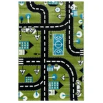 Covor pentru copii Polyanna cod: G5790 Negru/ Verde - imagine 2