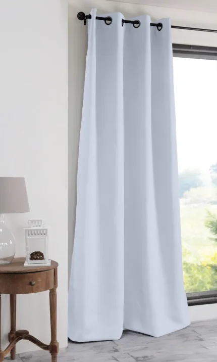 Draperie Notte 135X250 cm, culoare alb, 100% poliester