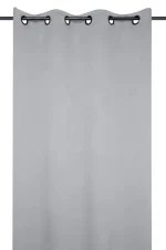 Draperie Notte 135X250 cm, culoare gri, 100% poliester