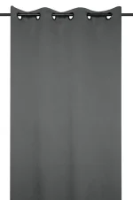 Draperie Notte 135X250 cm, culoare antracit, 100% poliester