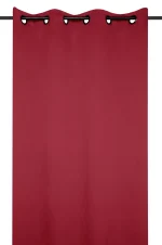 Draperie Notte 135X250 cm, culoare roșu, 100% poliester