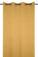 Draperie Notte 135X250 cm, culoare muștar, 100% poliester