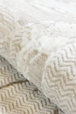 Covor living NOVA LUX 53388B Bej deschis / Crem - imagine 5