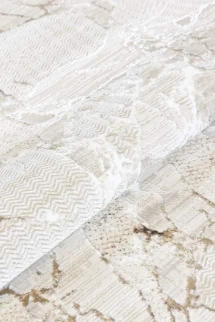 Covor living NOVA LUX 53388B Bej deschis / Crem - imagine 7