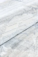 Covor living NOVA LUX 53388B Gri / Alb - imagine 4