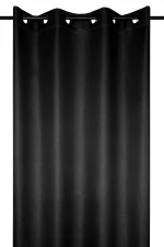 Draperie Copenhague 140X260 cm, culoare negru, 100% poliester
