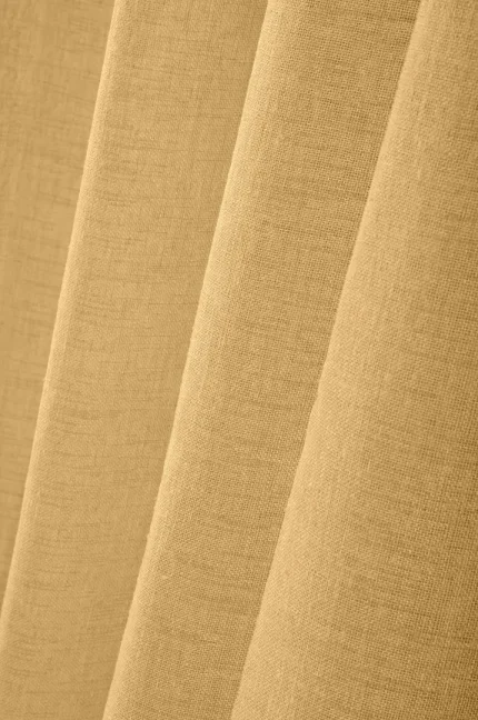 Perdea Paloma 140X260 cm, culoare muștar, 100% poliester - imagine 4