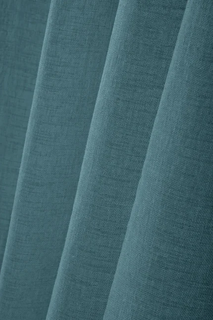 Perdea Paloma 140X260 cm, culoare verde petrol, 100% poliester - imagine 4