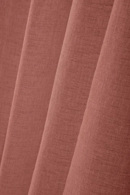 Perdea Paloma 140X260 cm, culoare cărămiziu, 100% poliester - imagine 3