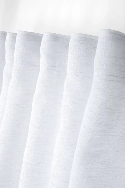 Perdea Madrid 140X260 cm, culoare alb, 100% poliester - imagine 4