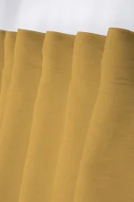 Perdea Madrid 140X260 cm, culoare muștar, 100% poliester - imagine 4