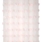 Perdea Pompinou 135X260 cm, culoare roz pudră, 100% poliester