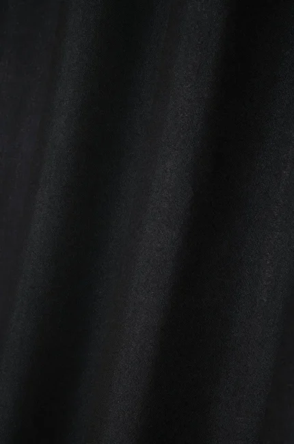 Draperie Portland 140X260 cm, culoare negru cărbune, 100% poliester - imagine 3